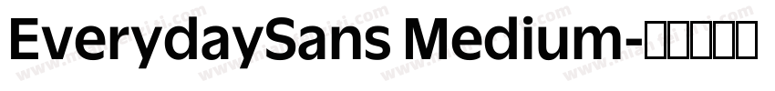 EverydaySans Medium字体转换